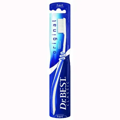 Obrázok produktu pre Dr. Best Zubná kefka Classic Original tvrdá so špeciálnym zavesením 6-pack