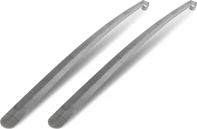 Zdjęcie produktu dla Solidna metalowa łyżka do butów "srebrna" w opakowaniu 2 sztuk (79 cm) - Wysokiej jakości łyżka do butów - łyżka do butów dla dzieci, mężczyzn, kobiet, seniorów