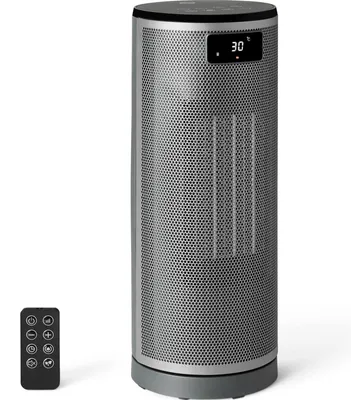 Zdjęcie produktu dla Ceramiczny grzejnik elektryczny 1800 W - 70° oscylacja - Szary