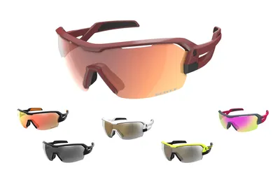 Produktbild von Scott Sonnenbrille Spur - white matt/gold chrome + clear