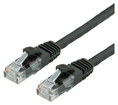 Image de VALUE Patchkabel Cat.6A (Class EA) UTP, schwarz, 15 m