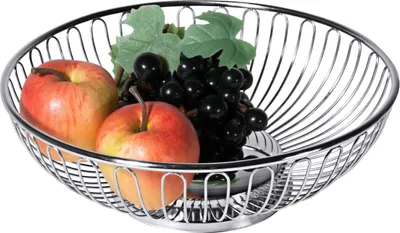 Produktbild von Brorkorb, Obstkorb, Edelstahl, Ø17-25 cm wählbar, rund : 20 cm Variante: 20 cm