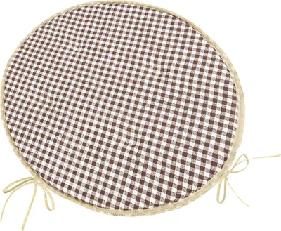 Zdjęcie produktu dla Poduszka BERTA okrągła gładka - średnica 40 cm - brązowa