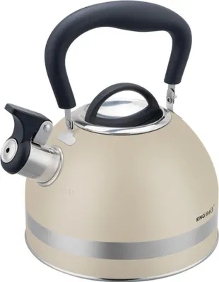 Produktbild von Wasserkocher 1,8 L Mit Pfeife Kinghoff Kh-1854 Beige
