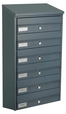 Produktbild von Briefkastenanlage ScanPro BDL 912 anthrazit 6fach
