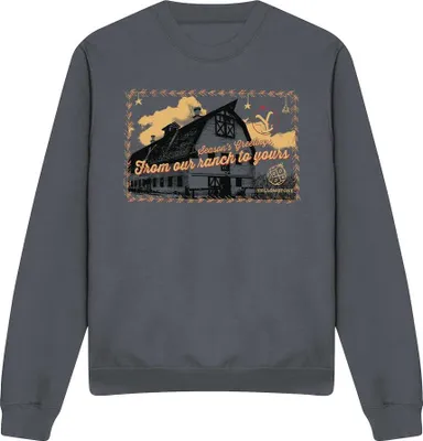 Immagine prodotto di Yellowstone - Felpa "Seasons Greetings From The Yellowstone" per uomo/donna unisex - design natalizio TV11234 (M) (carbone)