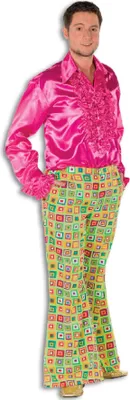 Produktbild von L330034B-52-A Herren Schlaghose bunt Discohose Gr.52
