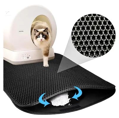 Produktbild von Katzenklo Matte mit Waben Design