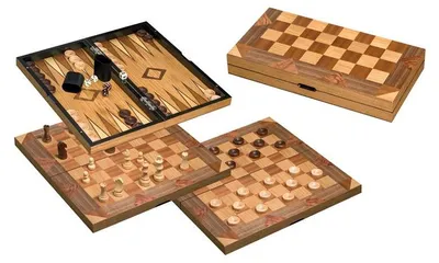 Produktbild von Philos Schach-/Dame-/Backgammon-Kassettenfeld 43 mm, Königshöhe 77 mm
