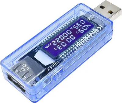 Image de Verk 06282 Mesureur de tension et de courant USB KWS V20