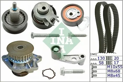 Immagine prodotto di Pompa dell'acqua + set di cinghie di distribuzione