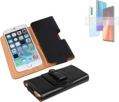Produktbild von K-S-Trade Schützhülle Handyhülle kompatibel mit Xiaomi Redmi Note 8 2021 Holster Gürtel Tasche Schutzhülle Handy-Tasche Smartphone Case