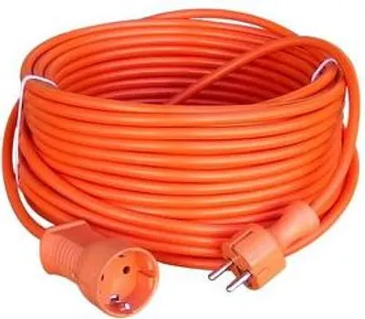 Image de Rallonge Jardin 40m Orange Câble H05vv-f 2g1.5mm2 Pour Extérieur - Electraline