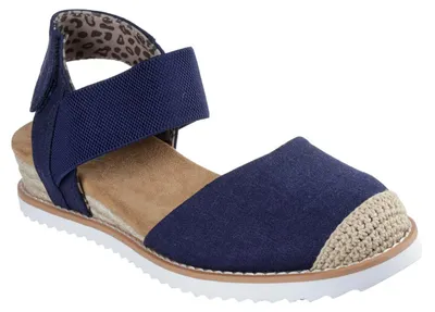 Produktbild von Skechers BOBS Damen Sandalen Desert Kiss Sun Shining, Geschlossene Zehenpartie, Marineblau 37 EU