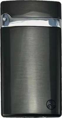 Produktbild von Rattray's Alfie Gunmetal Satin Feuerzeug, unbefüllt
