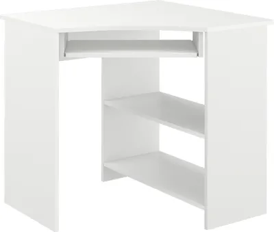 Produktbild von Vicco Eckschreibtisch Odin, 83 x 76 cm, Weiß