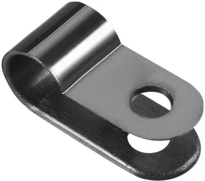 Obrázek produktu pro Nylonové kabelové svorky 8,4 mm – 30 kusů – organizér typu R, držák kabelů – černé 8,4 mm.