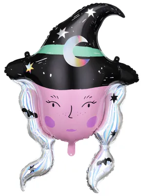 Productafbeelding van Heksenfolie ballon, 73,5 x 101 cm, mix