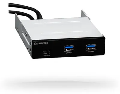 Produktbild von Chieftec MUB-3003, Schwarz, 102 mm, 135 mm, 25 mm, 300 g, 1 Stück(e)
