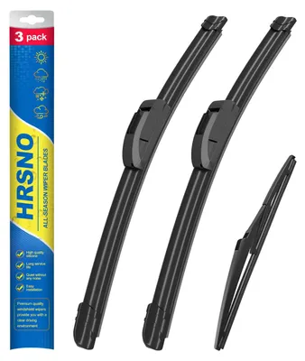 Productafbeelding van HRSNO ruitenwisser van 66 cm + 40,6 cm, met 25,4 cm ruitenwisserbladen voor de achterruit