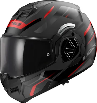 Produktbild von LS2 FF906 Advant Kuka Helm, schwarz matt/rot, M (57/58)