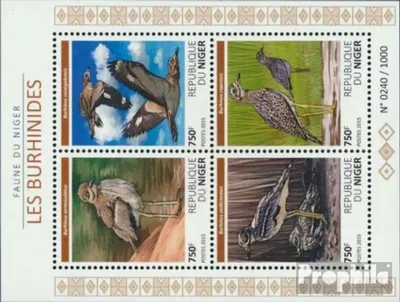 Produktbild von Briefmarken Niger 2015 Mi 3771-3774 Kleinbogen (kompl. Ausg.) postfrisch Vögel