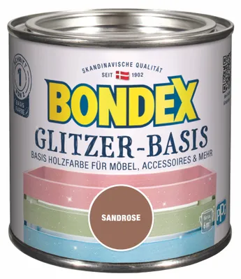 Produktbild von Bondex Glitzer-Basis 500 ml basis sandrose