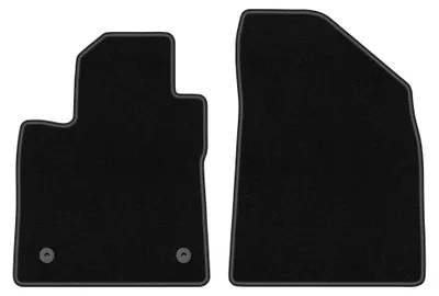 Obrázek produktu pro Přední velurové koberce pro: MG 4 2022- (hatchback) – 2 ks, černé, na míru – Wielganizator BASIC