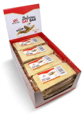 Productafbeelding van XXL Nutrition Delicious Oat Bar Witte Chocolade Kers (12 x 100 gr)