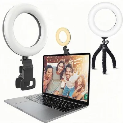 Obrázek produktu pro Kruhová lampa 16 cm pro videohovory a streamování