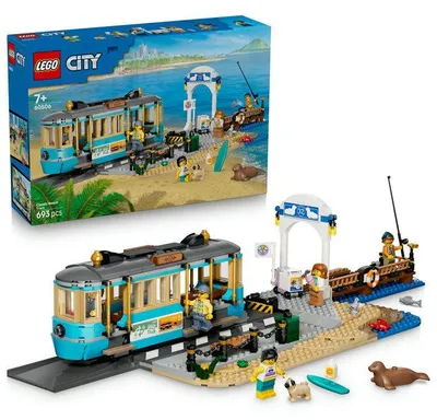 Image de LEGO City 60506 Le Tramway de Bord de Mer - Jouet Train pour Garçon ou Fille des 7 ans