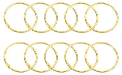 Immagine prodotto di Anello per doccia con 15 ganci Acciaio al carbonio - Oro