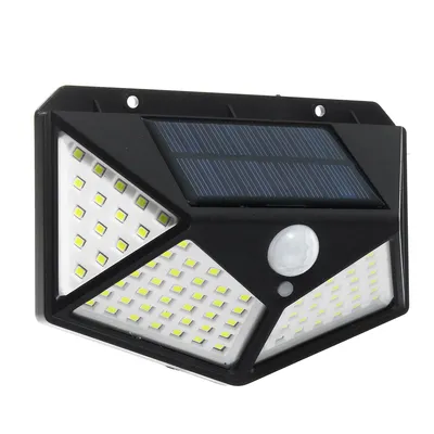 Obrázek produktu pro 100LED Solar Power PIR senzor pohybu solární světla zahrada venkovní vodotěsné IP65