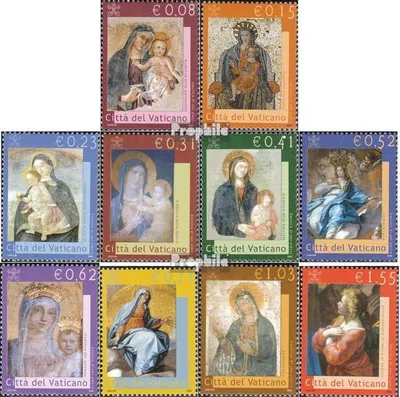 Produktbild von Briefmarken Vatikanstadt 2002 Mi 1394-1403 (kompl.Ausg.) gestempelt Mariendarstellungen