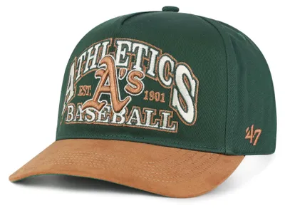 Produktbild von '47 Brand MLB Cap Oakland Athletics BRENTWOOD SUEDE '47 HITCH Green