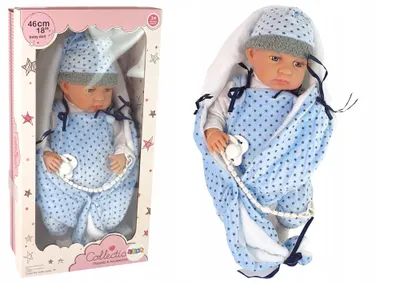 Obrázek produktu pro Deka pro panenku 46 cm modrá Dummy Star