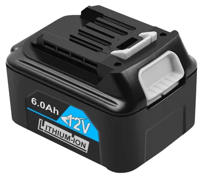 12V 6000mAh Li-Ion Akku, Ersatz für Makita BL1015 & mehr