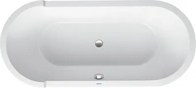 Produktbild von Duravit Badewanne Oval Starck 180 x 80 x 60 cm freistehend, Acrylverleidung, weiß, 700010000000000