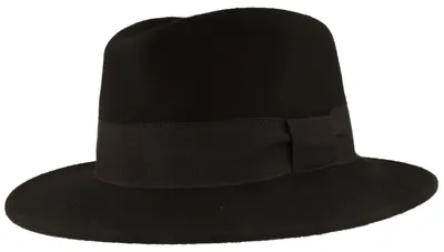 Knautschbarer Damen Traveller von Hut-Breiter in schwarz