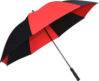 Zdjęcie produktu dla Precyzyjny parasol golfowy z włókna szklanego czarny czerwony 30 cali wodoodporny