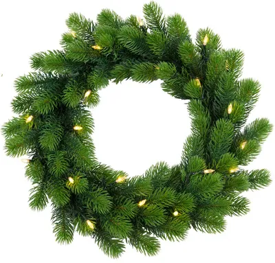 LED-Tannenkranz 'Orsa' - 20 warmweiße LEDs - D: 50cm - outdoor - Trafo
