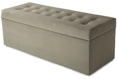 Obrázek produktu pro MG Design, šedý podlahový polštář, 45x120 cm - úložný prostor 140 litrů, nosnost až 300 kg, sametově měkký s jemným leskem, snadno se udržuje, vhodný do obývacího pokoje i chodby