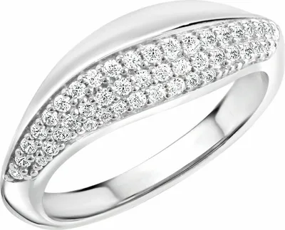 Produktbild von Zeeme Silber Ring 925/- Sterling Silber weiß 058 (18,5) Zirkonia weiß 341270072