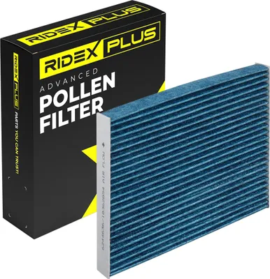 Produktbild von RIDEX PLUS 424I0501P Innenraumfilter Pollenfilter für TOYOTA Yaris Schrägheck (P9) Aktivkohle