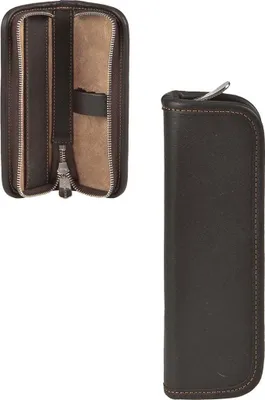 Produktbild von Sonnenleder Stifteetui für 3 Stifte Federtasche Leder Grass Stiftetui mocca braun 801-382-77