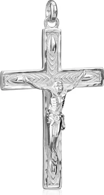 Produktbild von 925er Sterlingsilber Kreuz Ketten Anhänger Kommunion Konfirmation Taufe 6347