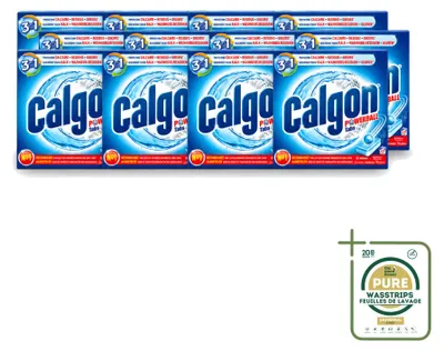 Produktbild von 12 x Calgon Entkalkungstabs - gegen Kalk, Waschmittelrückstände & Gerüche - 17 Tabletten - Vorratspackung - 12 Stücke
