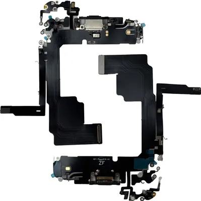 Immagine prodotto di Per Apple iPhone 15 Pro porta di ricarica connettore dock Parte di ricambio nero