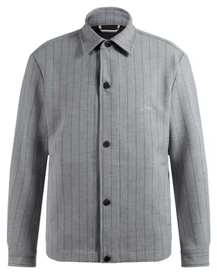 Image de Boss - Veste chemise pour homme GT17070 (107 cm) (gris moyen)