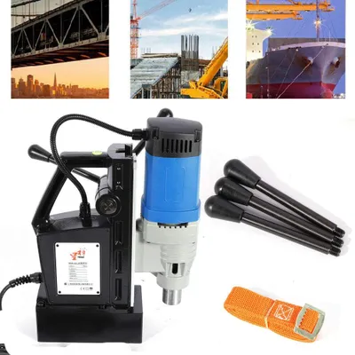 Image de carotteuse magnétique 1680W Carotteuse magnétique Kit de carottage pour plaques d'acier 13800N 300RPM